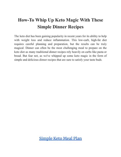 SOLUTION: How to stay safe in ketosis managing side effects 1 - Studypool