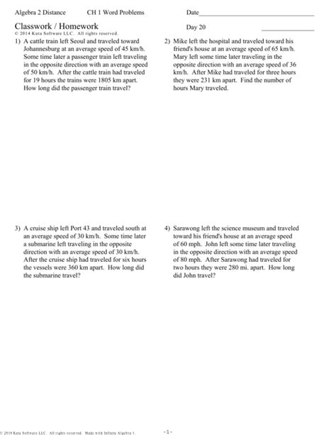 Image result for Distance Word Problems Algebra