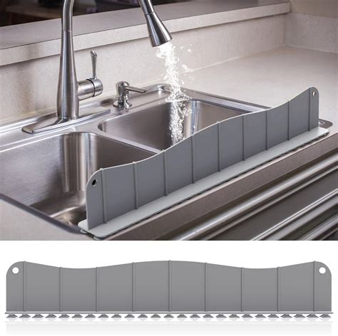 Silicone Sink Splash Guard, Sink Splash Guard Mat, Silicone Splash ...