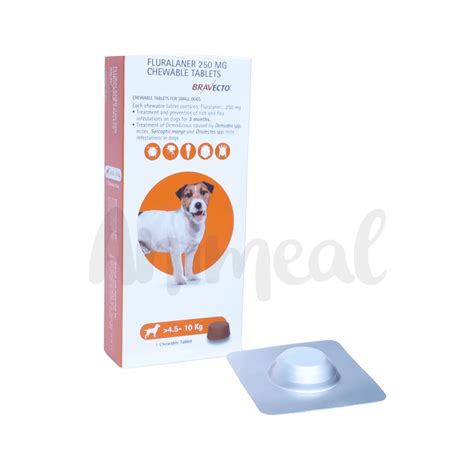 Bravecto (4.5-10kg) Dog Tablet - Fleas And Ticks - Msd - 12% Off