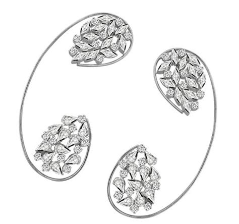 Buy Aastha Jain Ear Cuffs In Sterling Silver For Women at Amazon.in