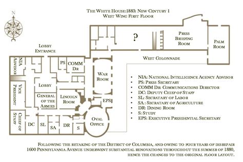 White House Floor Plan West Wing - Infoupdate.org