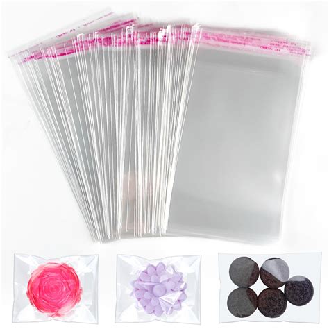 Walfos Clear Cellophane Bags, 4x6 Inch Transparent Soap Bags, Soap ...