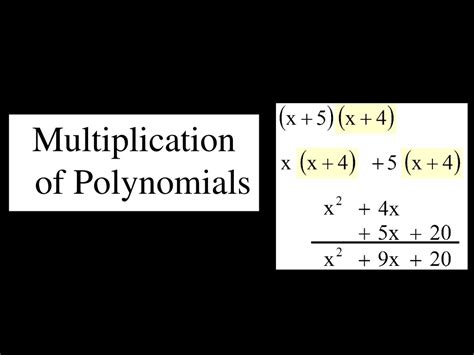 PPT - Multiplication of Polynomials PowerPoint Presentation, free ...