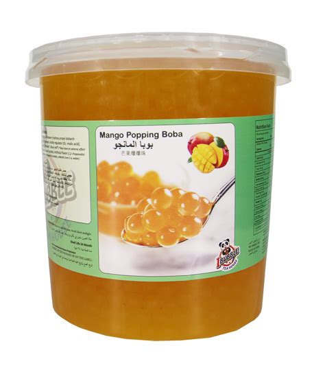 Mango Popping Boba 3kg – kindachocoffee