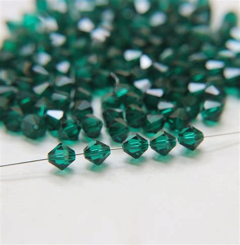 Buy 7mm Emerald Bicone Beads Cuts 12/36/72/144/288 Pieces 205 Premium ...