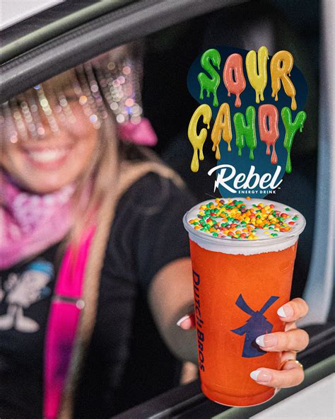 Dutch Bros launches the spooktacular Sour Candy Rebel energy drink for ...