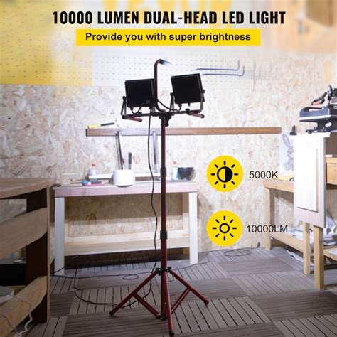 VEVOR 10000-Lumen LED Plug Portable Work Light TGDMCLED10000L61XV1 at ...