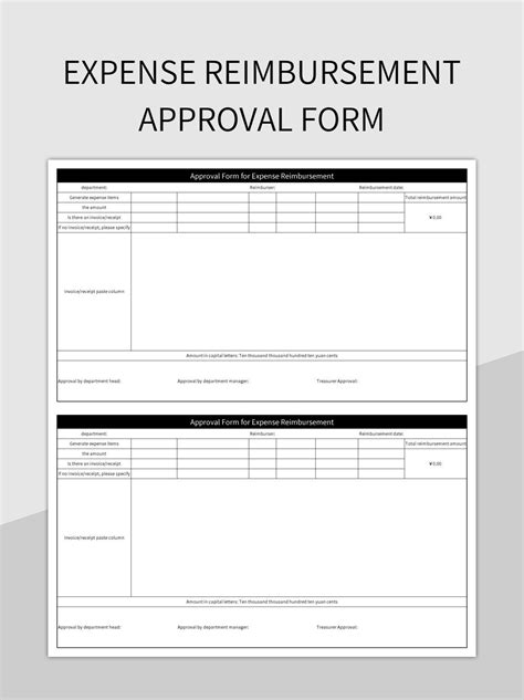 Image result for Expense Reimbursement Form Template