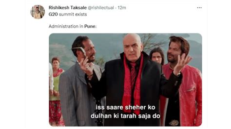 G20 in Pune Viral Memes : तर मग झेड ब्रीजचं सुशोभिकरण का नाही? जी-२० ...