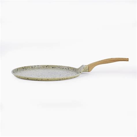 Buy Marshmallow Adele Aluminium Crepe Pan with Wooden Handle - 48.5cm ...