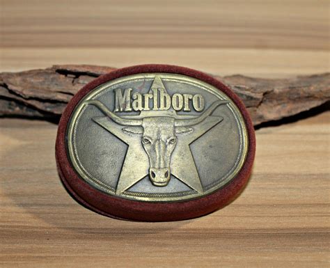 Very Cool Solid Brass Marlboro Belt Buckle Philip Morris Belt | Etsy ...