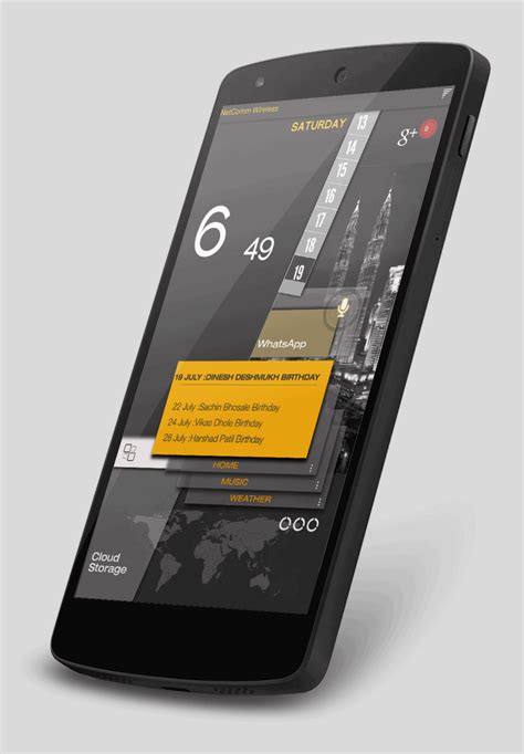 Android Main Screen 的图像结果