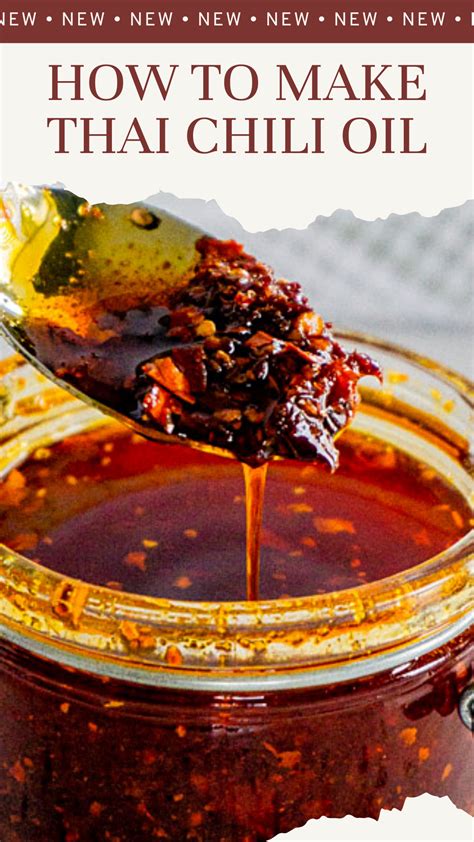 How to make thai chili oil – Artofit