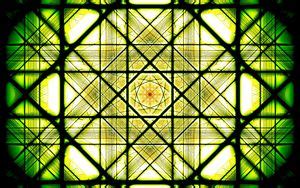 Wallpaper fractal, pattern, lines, abstraction, green hd, picture, image