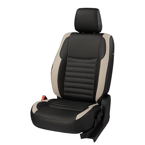 Hi Art Black Leatherite Custom Fit Car Seat Covers Compatible with Tata ...