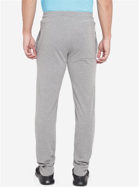 Grey Track Pant for Men - Solid & 100% Cotton Regular Fit | JadeBlue ...