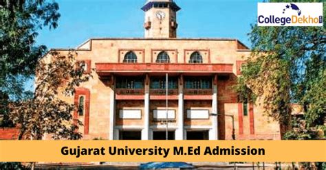 Gujarat University M.Ed Admission 2023 - Dates, Application Form ...