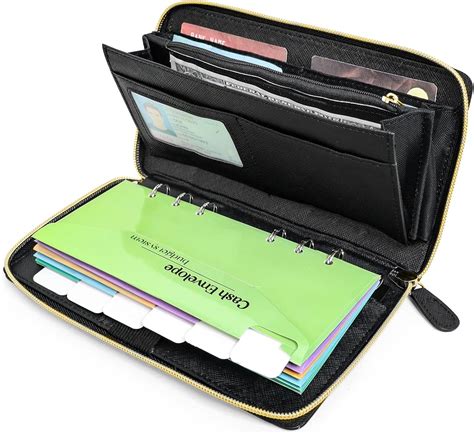 Amazon.com: PENDELY Cash Envelope Wallet with Envelopes All in One ...