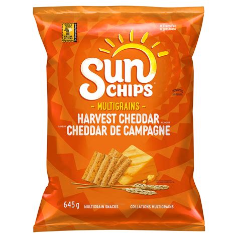 SunChips Harvest Cheddar Flavour Multigrain Snacks, 645 g | Costco