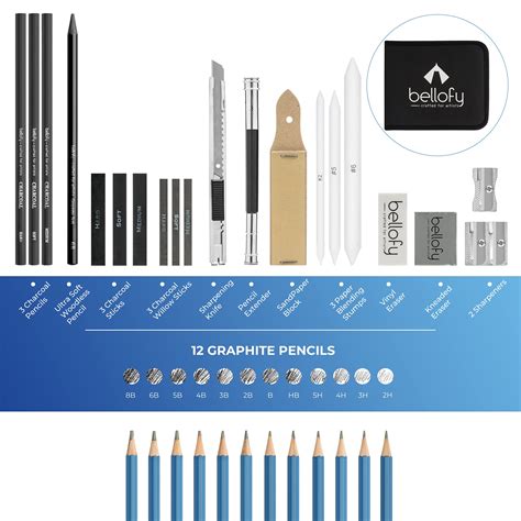 Buy Bellofy Drawing Kit Artists Supplies for Adults, Teens, Kids ...