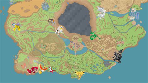 Pokemon Legends Map