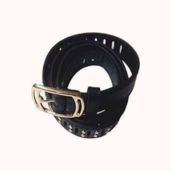 Buy BABA BLESSINGS Girls Casual Black Artificial Leather Belt at Amazon.in