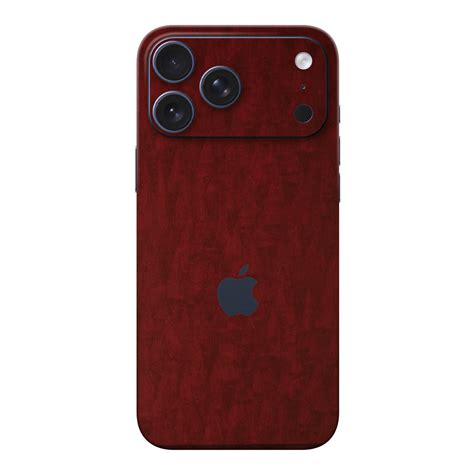 iPhone 17 Pro MAX SCARLET Wood Skin, Wrap
