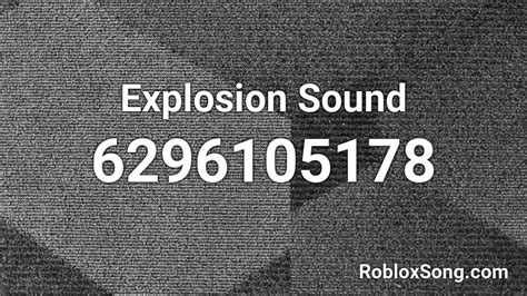 Explode Sound Roblox ID 的图像结果
