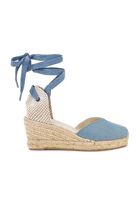Soludos Lyon Wedge in Sky Blue | REVOLVE