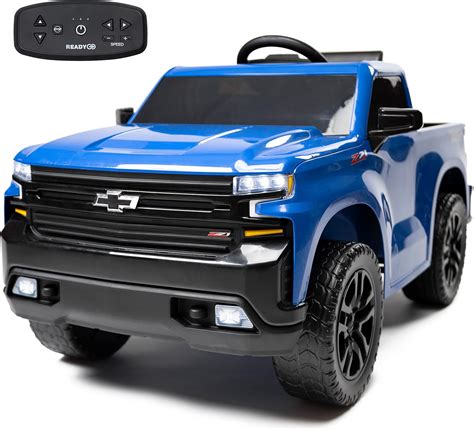 Buy ReadyGO 12V Battery Powered Licensed Chevrolet Silverado Kids Ride ...