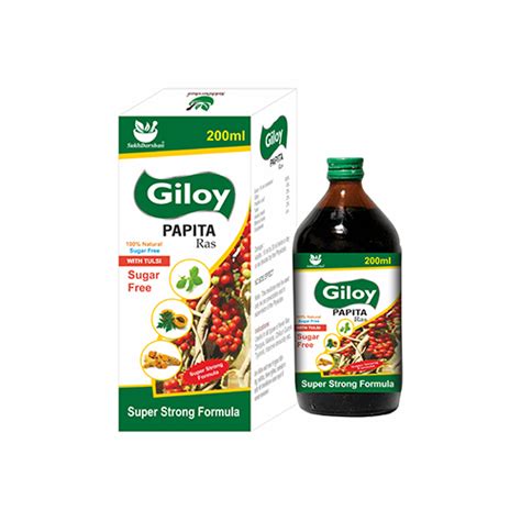 Giloy Papita Ras Herbal Syrup for Platelet Boost & Immunity at an ...