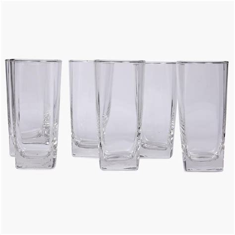 Buy OCEAN Plaza Set of 6 Glass Tumblers - 320ml from Ocean at just INR ...