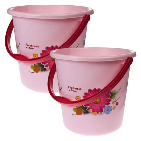 Kuber Industries Bucket|Plastic Bucket for Bathroom|Bucket for ...
