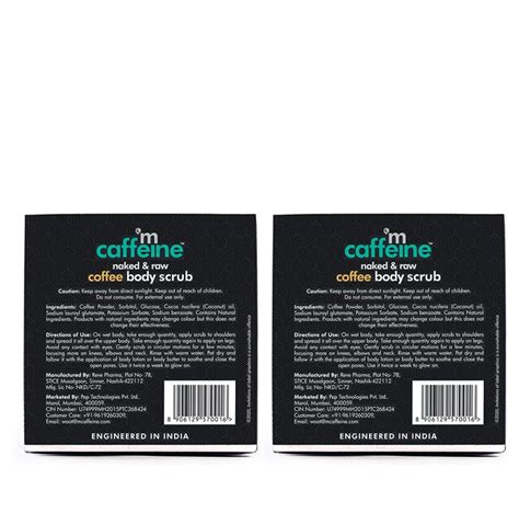 Buy Coffee Body Scrub - Set Of 2 Online In India – mCaffeine