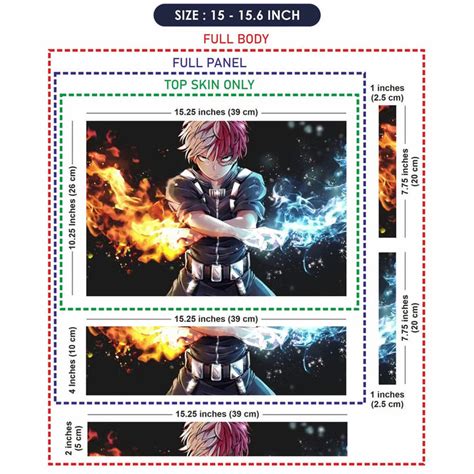 Shop Shoto Todoroki Boku Laptop Skin | Buy Online Now – SkinsLegend