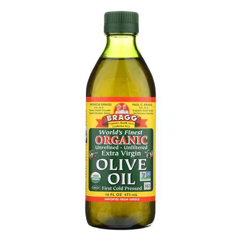 Bragg Olive Oil - Organic - Extra Virgin - 16 Oz - Case Of 12