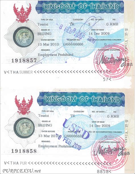 博客 - 泰国旅游签证申请指南 (Purplexsu