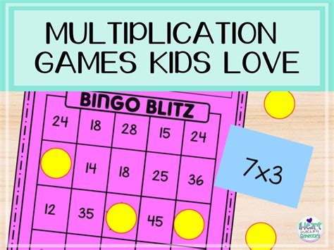 Multiplication Games - Printable Worksheets