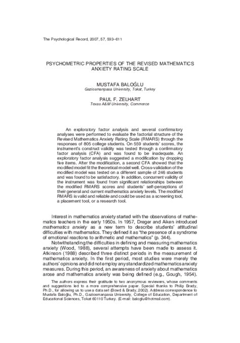 Image result for Math Anxiety Rating Scale