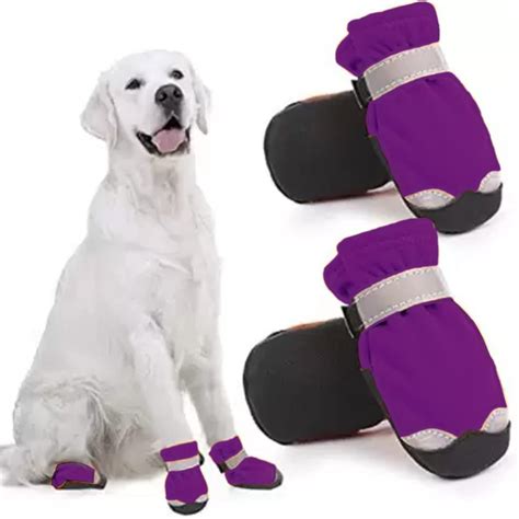 KUTKUT Dog Boots for Small, Medium and Large Dogs | Winter Snow ...