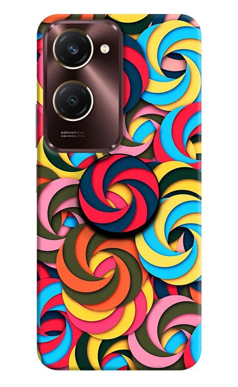 Buy Spiral Pattern iQOO Z9 Lite 5G Pop Case at just Rs.169 – Casekaro