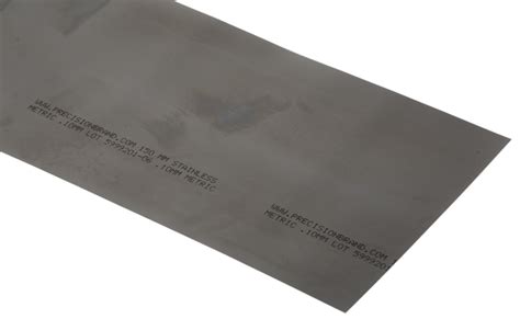 RS PRO | RS PRO Steel Shim, 1.25 m x 150 mm x 0.1 mm | 518-801 | RS