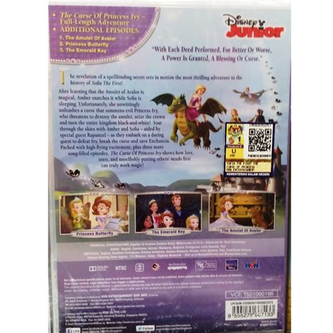 Disney Sofia The First The Curse of Princess Ivy - Rapunzel Anime DVD, Hobbies & Toys, Music ...