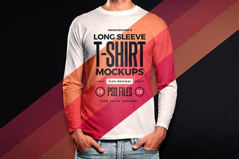 Illustrator Long Sleeve Shirt Template