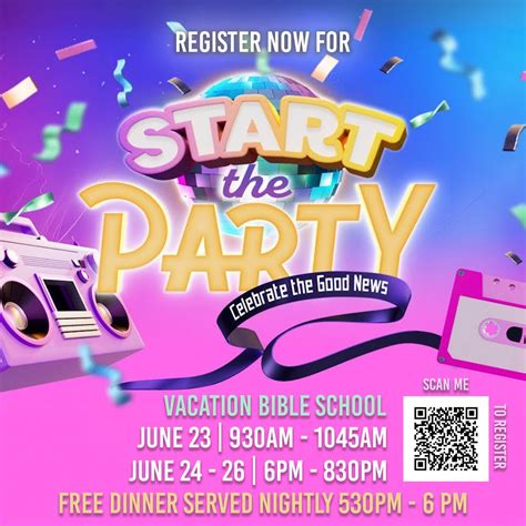 Start The Party Vacation Bible School, 1937 Lakeville Rd, Apopka, FL ...