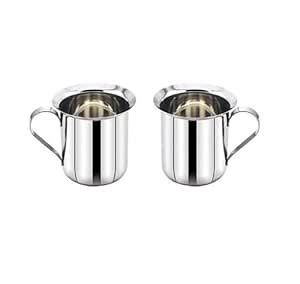 Buy Expresso Stainless Steel Tea/Coffee Cup Set of 2 | Break-Resistant ...