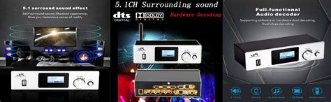 Tobo HDMI 5.1CH Audio Decoder, Bluetooth 5.0 Receiver DAC DTS AC3 FLAC ...
