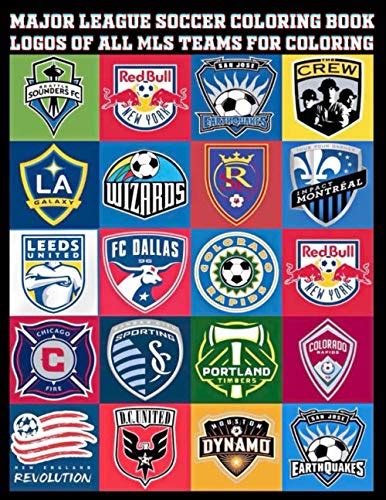 Buy Major League Soccer Coloring Book - Logos of all MLS teams for ...