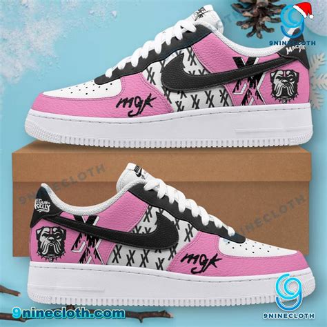 Machine Gun Kelly X Cleveland Browns Air Force Shoes - 9ninecloth